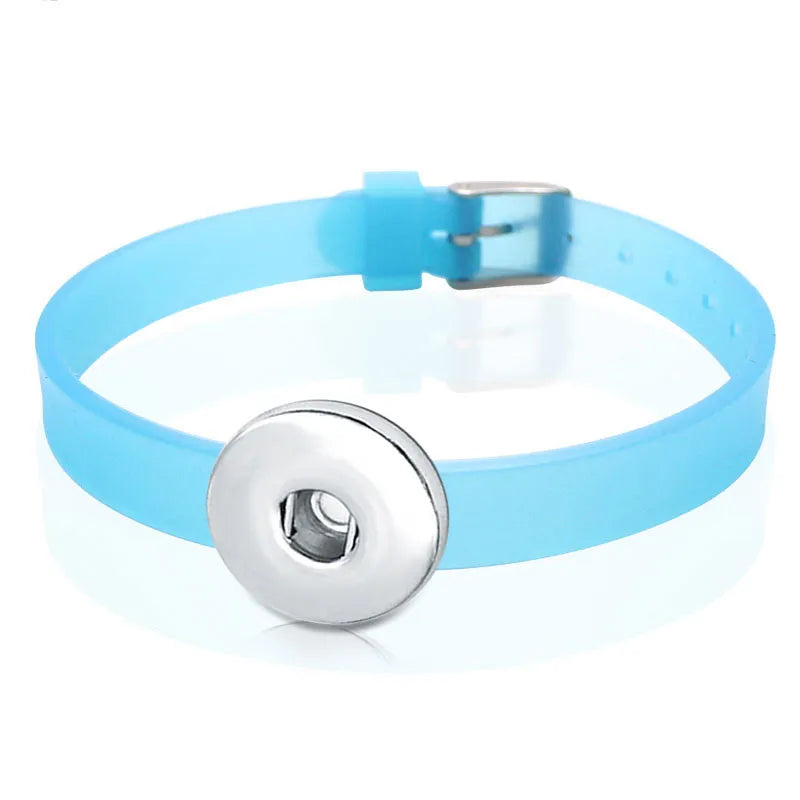 Silicone Strap Bracelet - Blue
