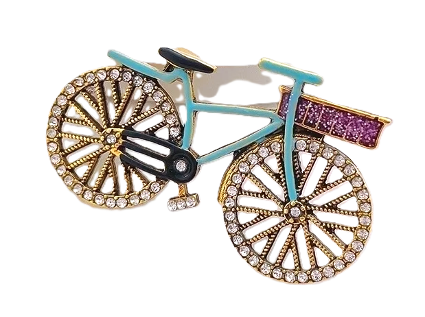 Go To Market Bicycle Brooch