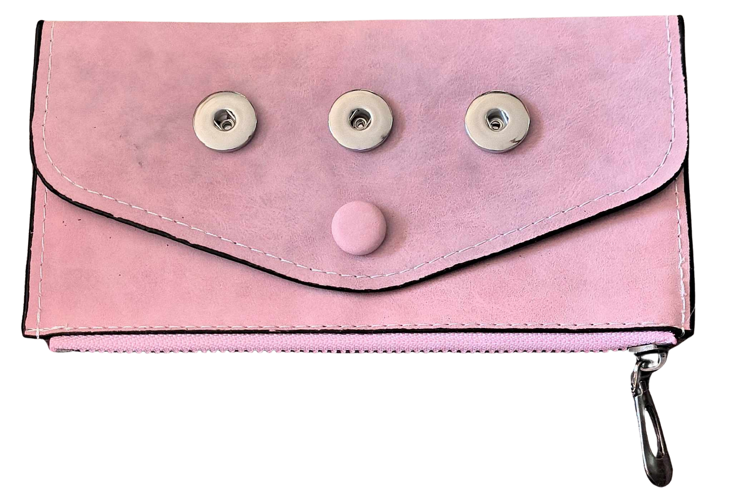 3 Snap Ultra Thin Wallet - Pink