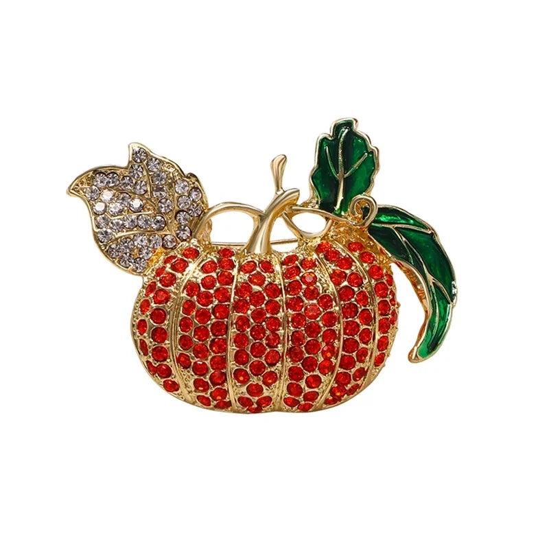 Harvest Pumpkin Brooch