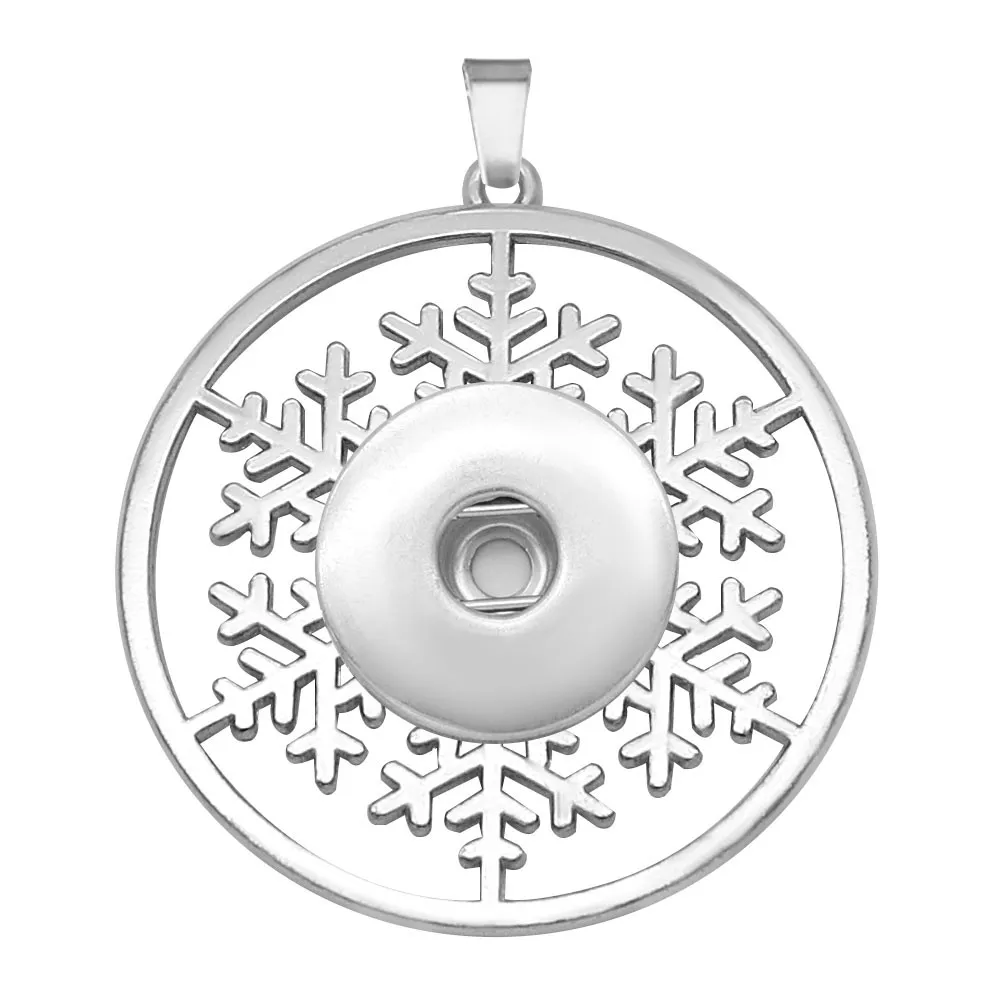 Snowflake Pendant - Silver