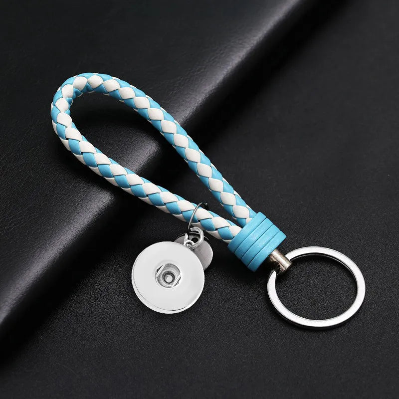 2 Tone Keychain - Blue/White