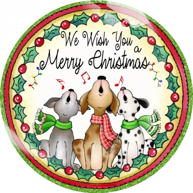 We Wish You A Merry Christmas - Dogs