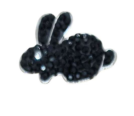 Rhinestone Bunny - Black