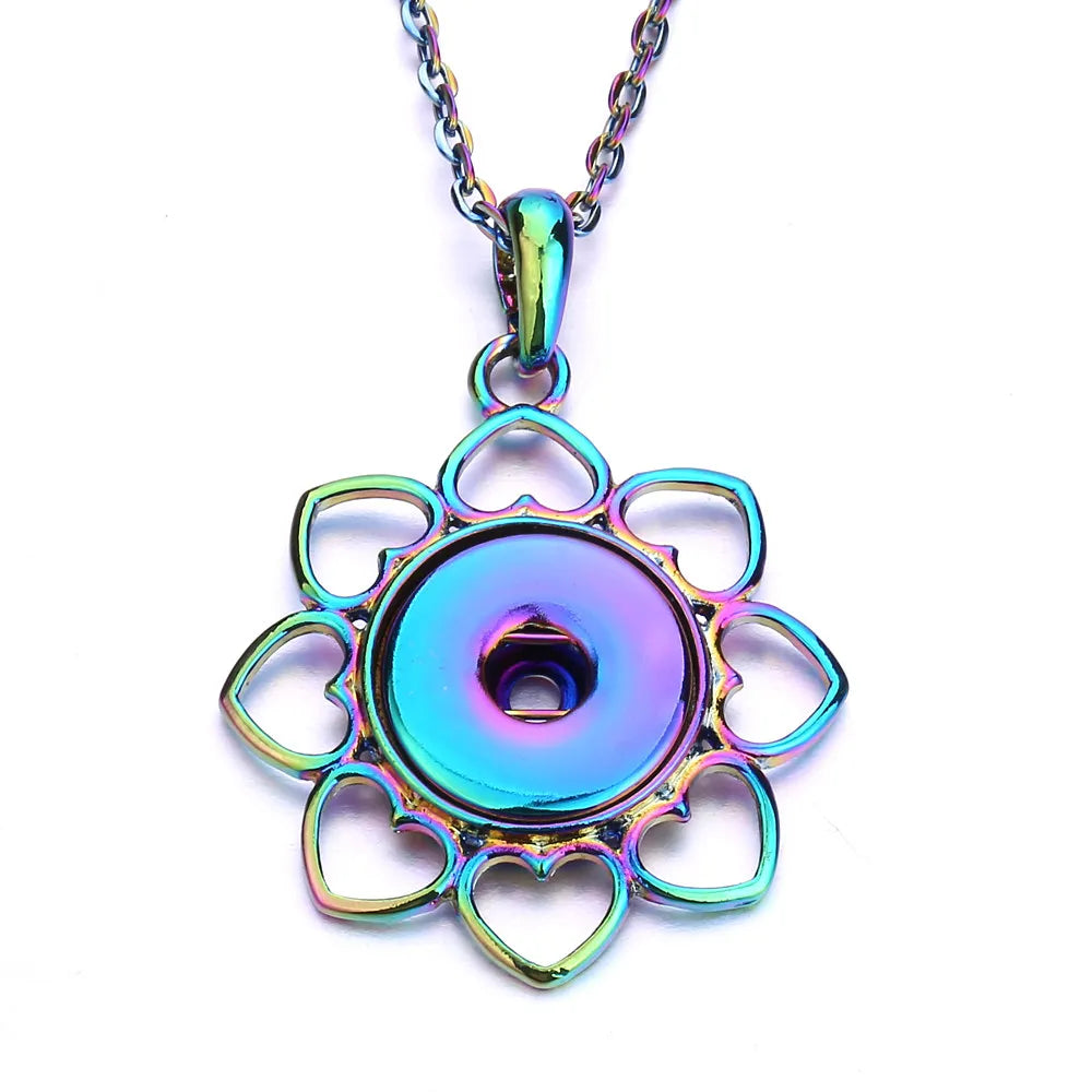 Splendor Necklace - Rainbow Metal