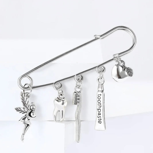 Safety Pin - Tooth Fairy/Toothbrush