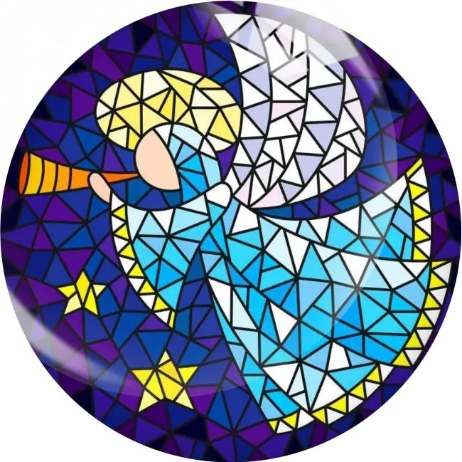 Stained Glass Angel