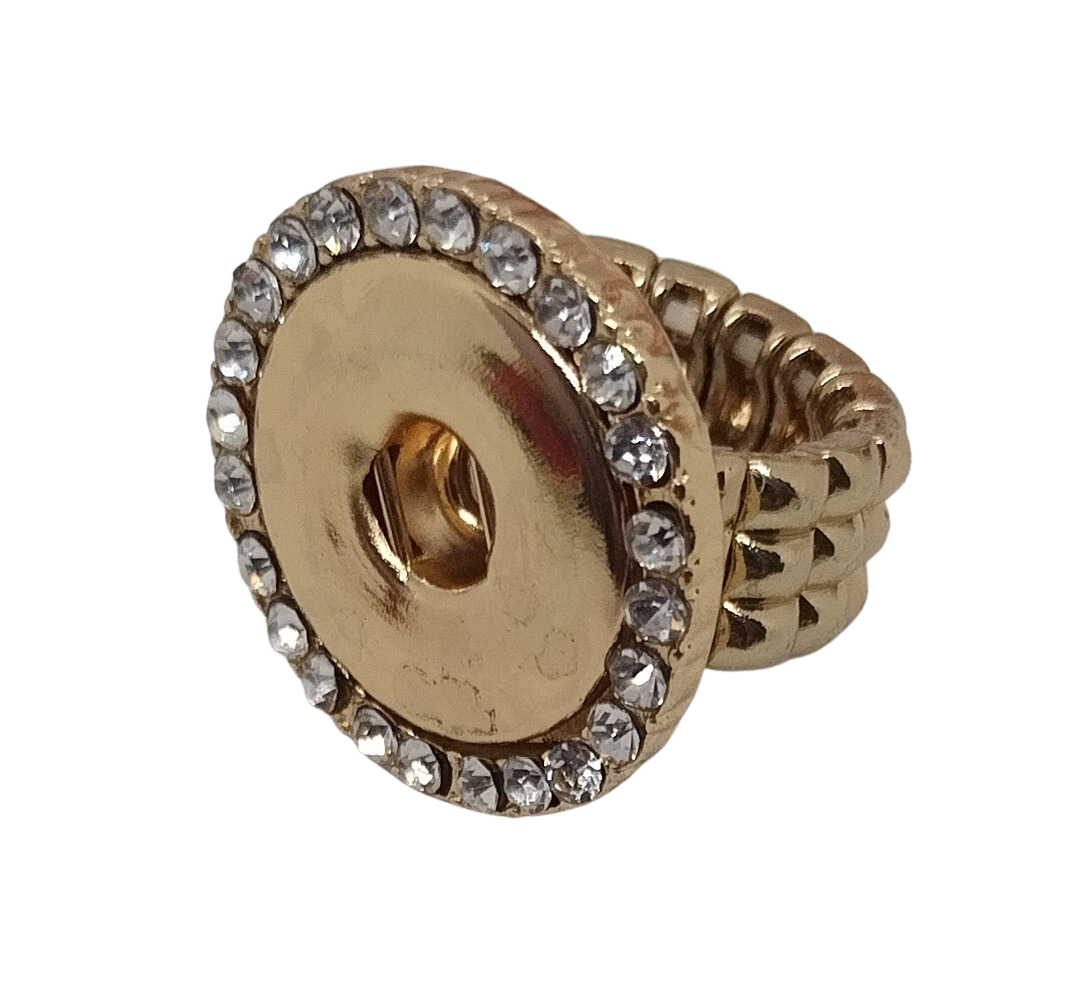 Stretchy Ring - Gold Tone