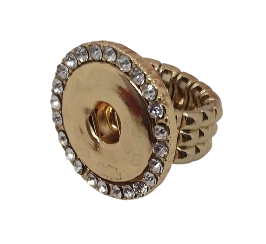 Stretchy Ring - Gold Tone