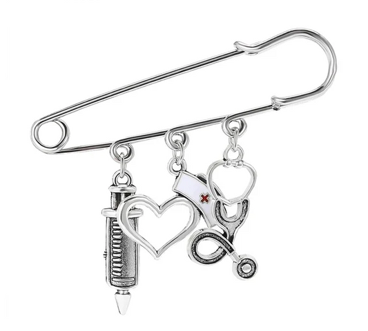 Safety Pin - Nurse Themed