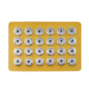 Leather 24 Snap Display Board - Butterscotch