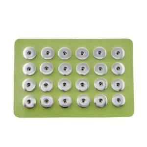 Leather 24 Snap Display Board - Green