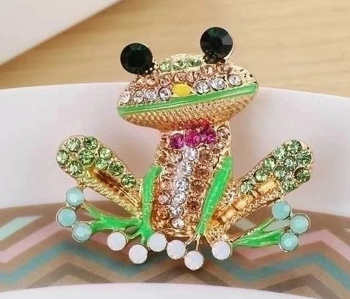 Adorable Frog Brooch