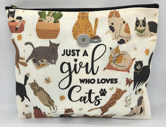 "Just A Girl Who Loves Cats" All Purpose Bag