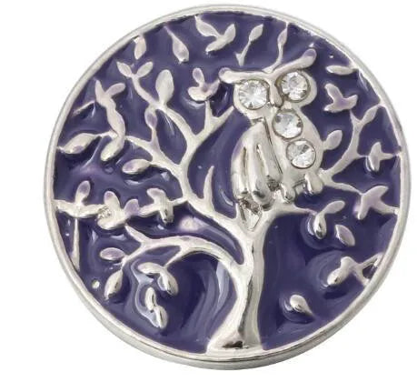 Purple Enameled Owl