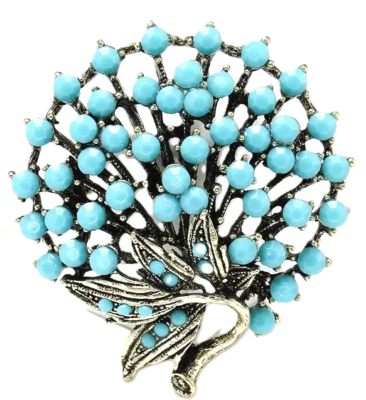 Under The Sea Brooch - Turquoise