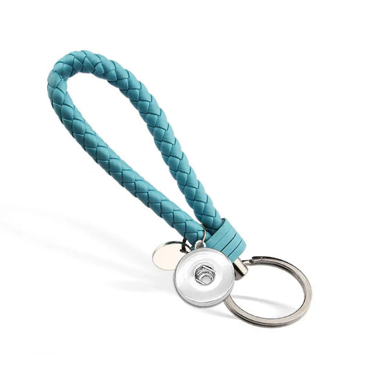 Braided Keychain - Blue