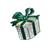 Christmas Gift - Green Brooch