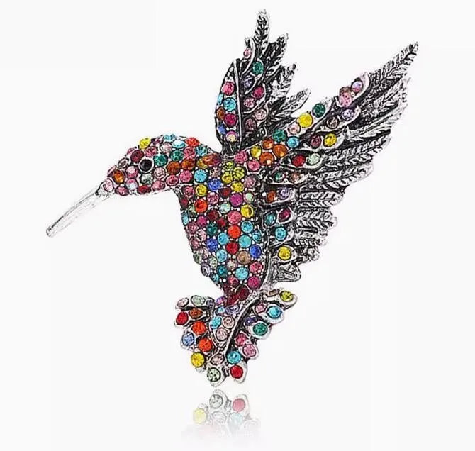 Hummingbird Brooch