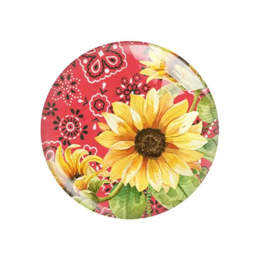 Sunflower With Red Handkerchief