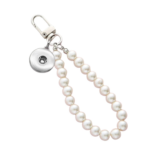 Faux Pearl Keychain