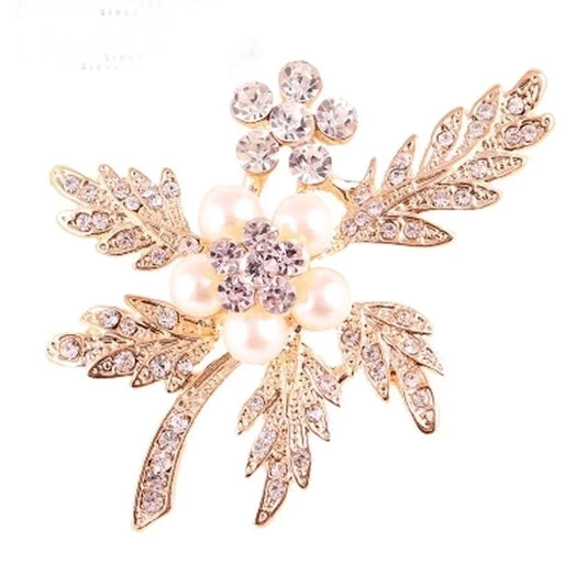Elegant Leaf Brooch