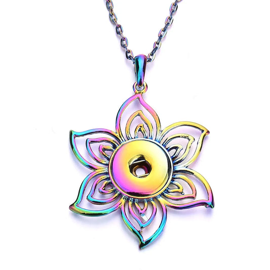 Glory Necklace - Rainbow Metal