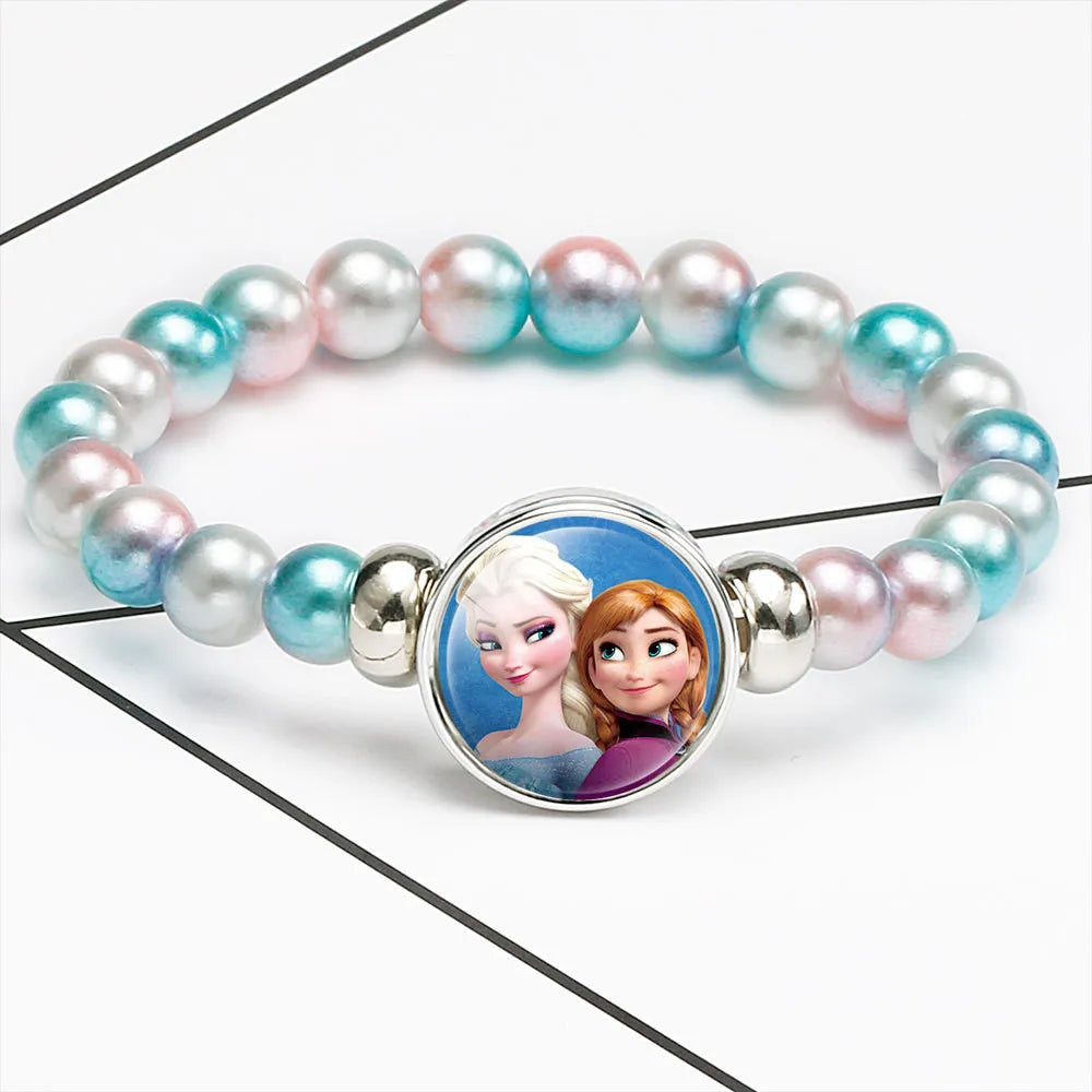 Children's Bracelet With Anna & Elsa Snap