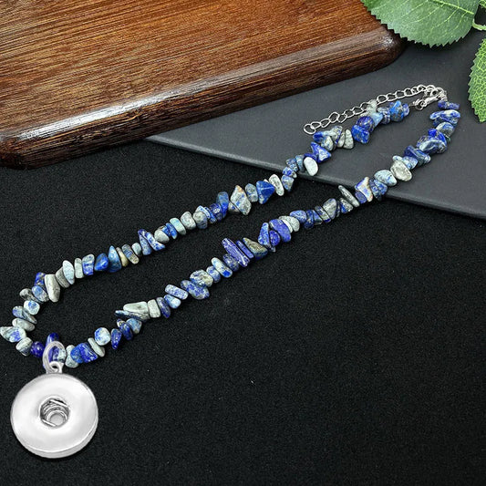 Stone Elements Necklace - Blue