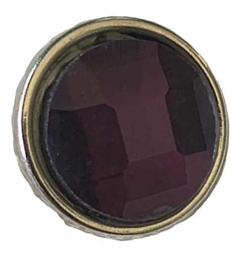 Purple Faceted (12mm)