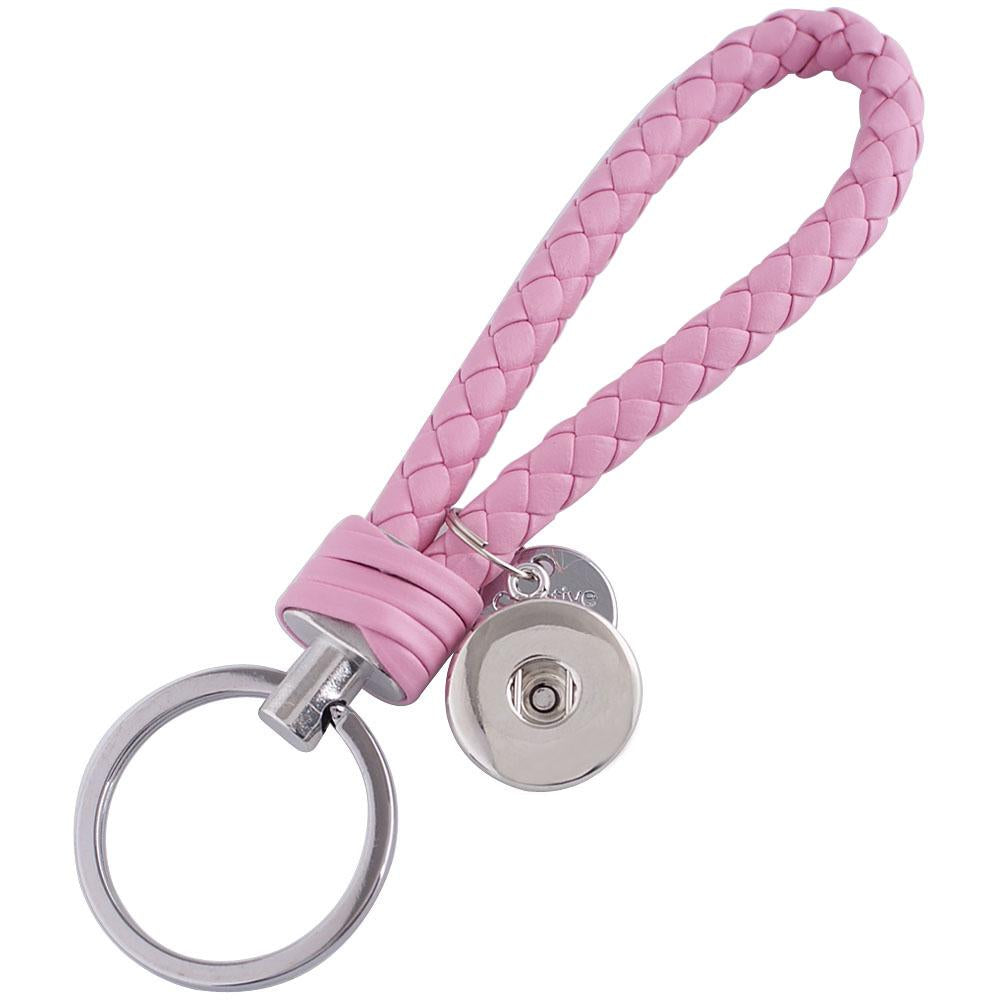 Braided Keychain - Pink