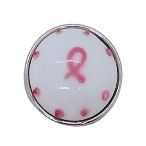 Breast Cancer Ribbon - Murano Art Glass