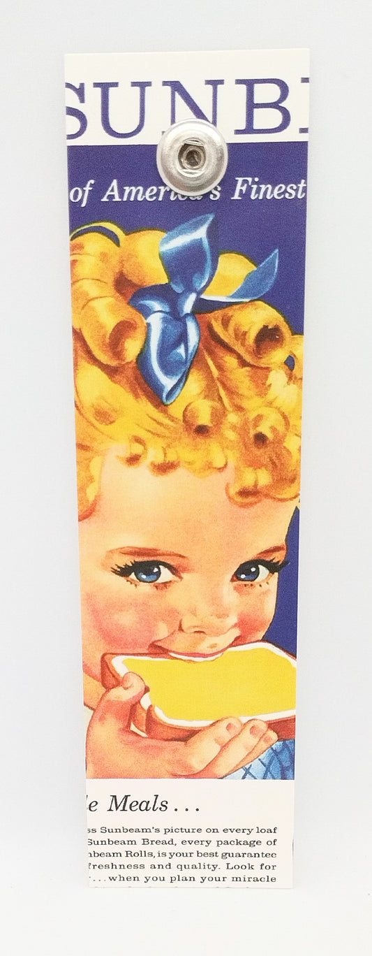 Vintage Bookmark - Sunbeam Bread Girl (12mm)