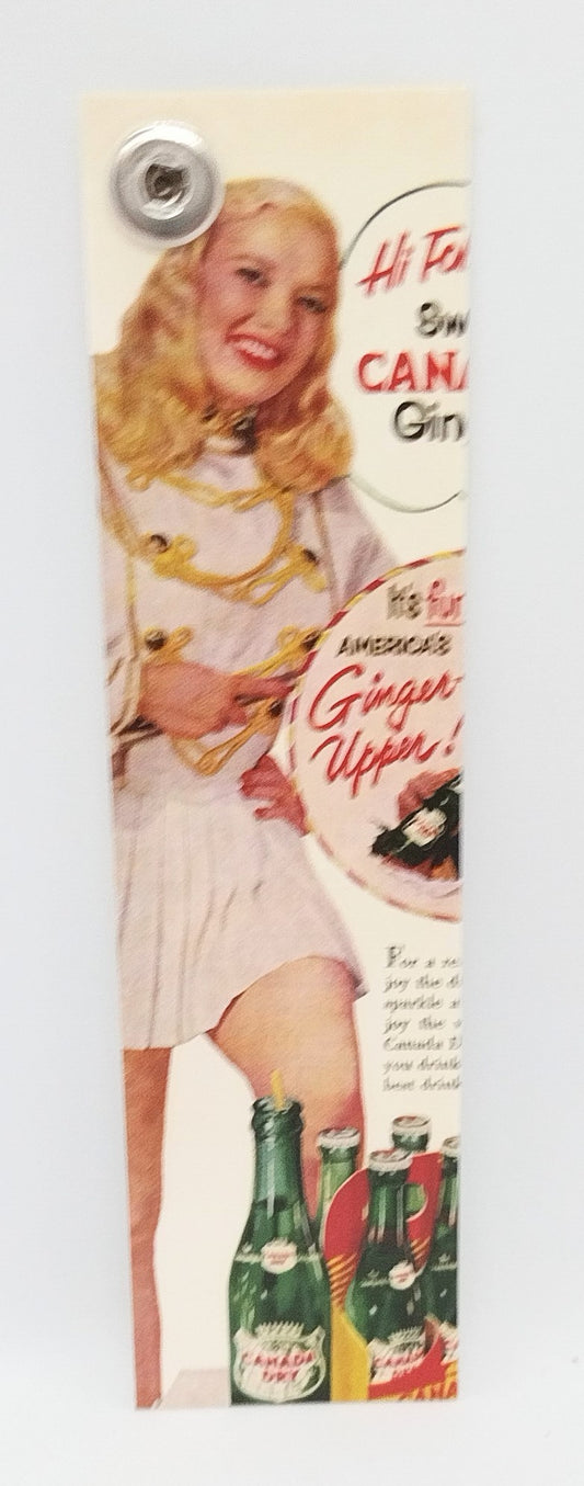 Vintage Bookmark - Canada Dry Soda (12mm)