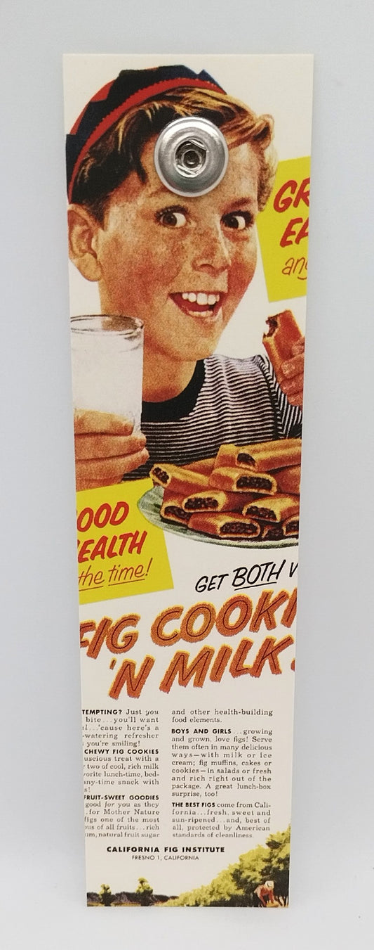 Vintage Bookmark - Fig Cookies (12mm)