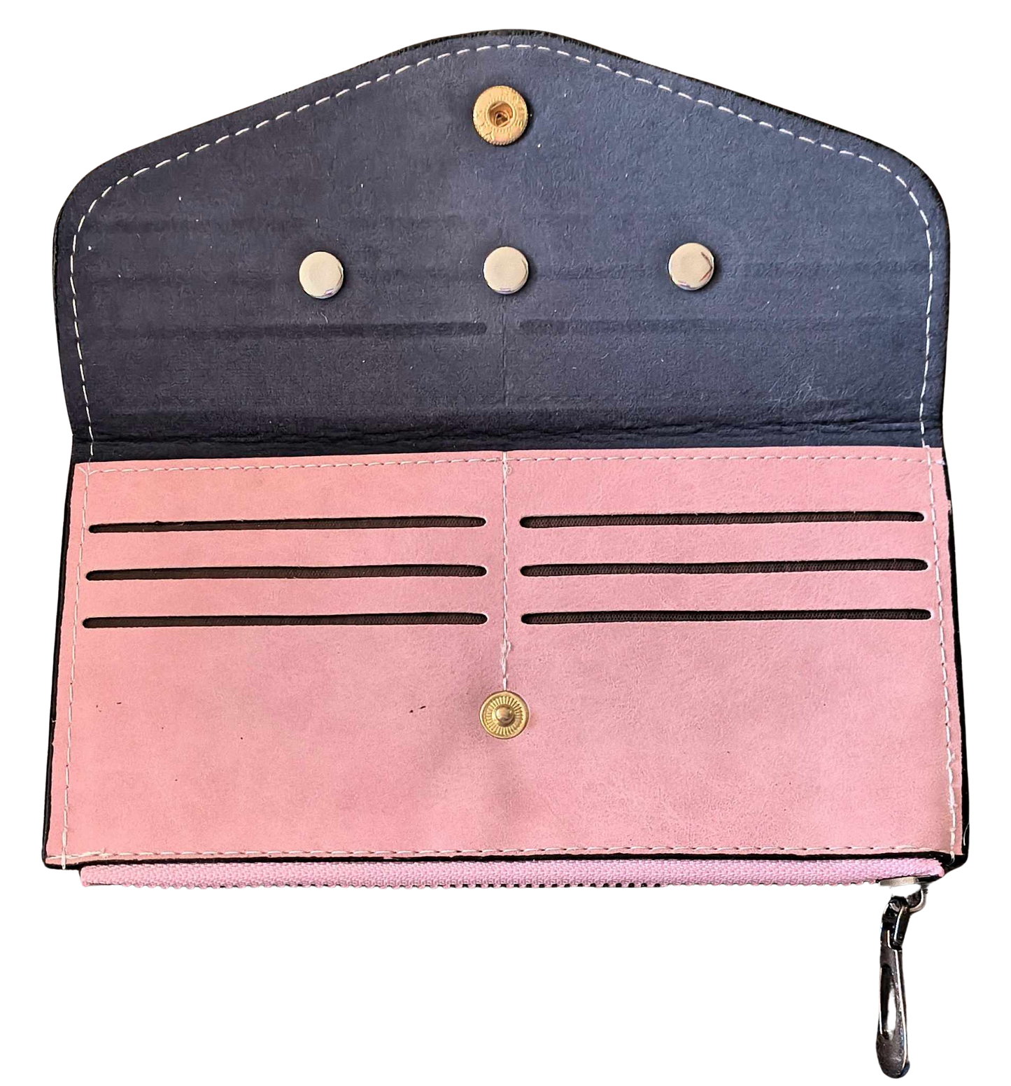 3 Snap Ultra Thin Wallet - Pink