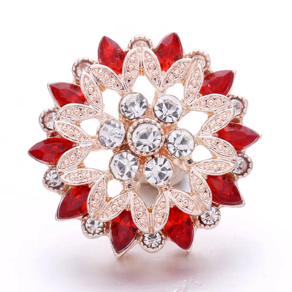 Asteria - Red - Rose Gold