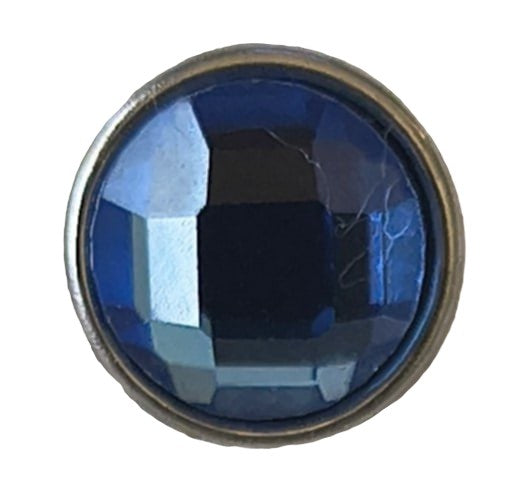 Blue Faceted (12mm)