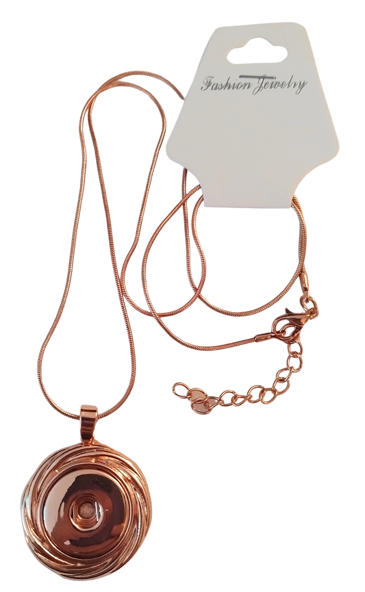 RoundAbout Necklace - Rose Gold