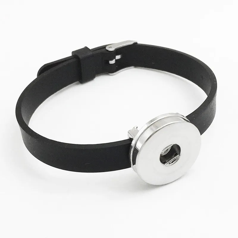 Silicone Strap Bracelet - Black