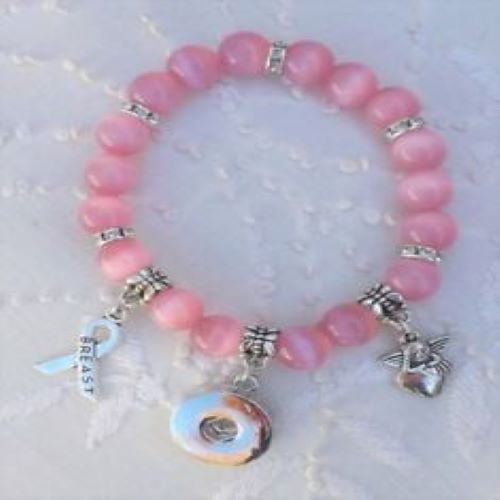 Breast Cancer Survivor Stretchy Bracelet