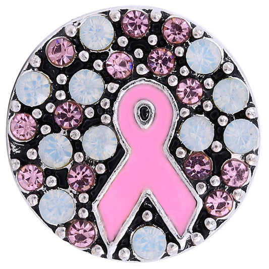 Breast Cancer Ribbon - Rhinestones