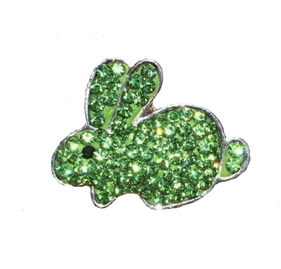 Rhinestone Bunny - Green