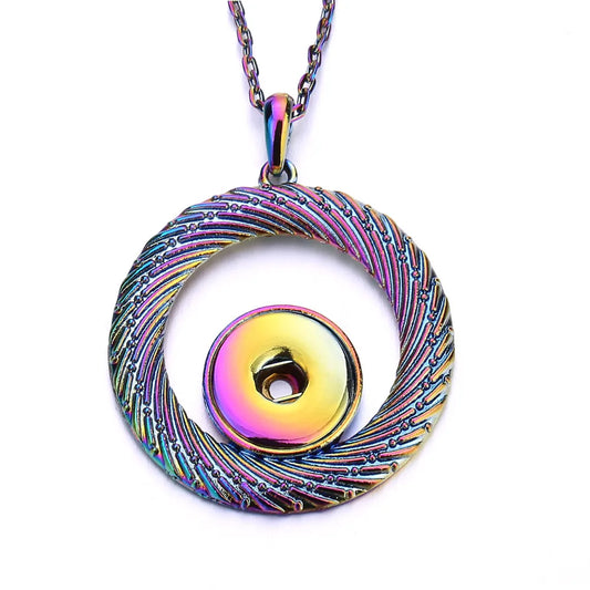 Joyce Necklace - Rainbow Metal