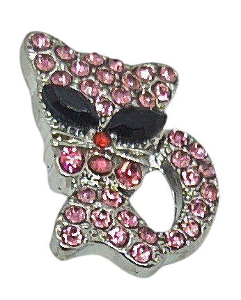 Rhinestone Cat - Pink