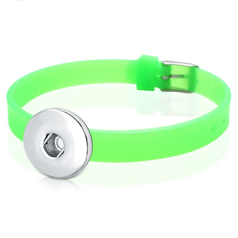 Silicone Strap Bracelet - Neon Green