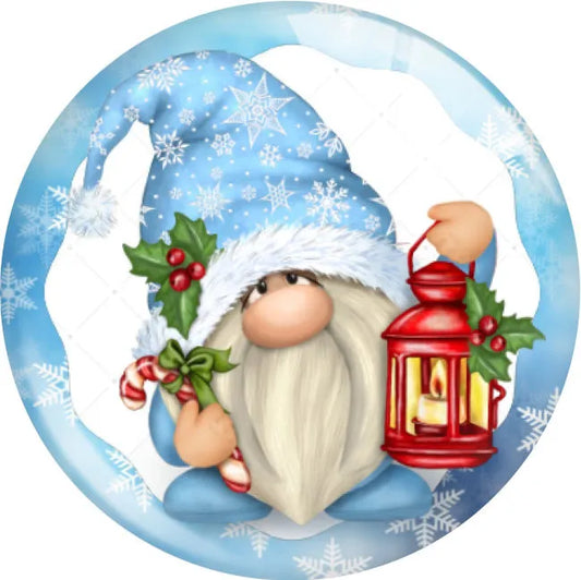 Santa Gnome With Lantern