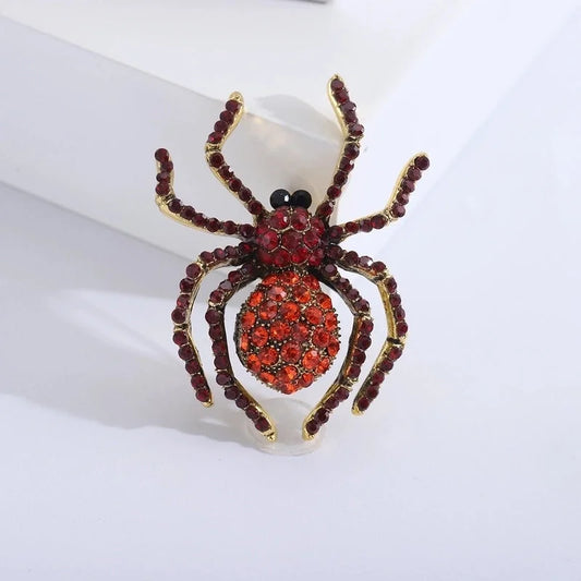 Red Spider Brooch