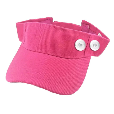 Hot Pink 2-Snap Visor