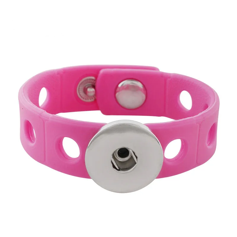 Croc Charm Bracelet - Pink